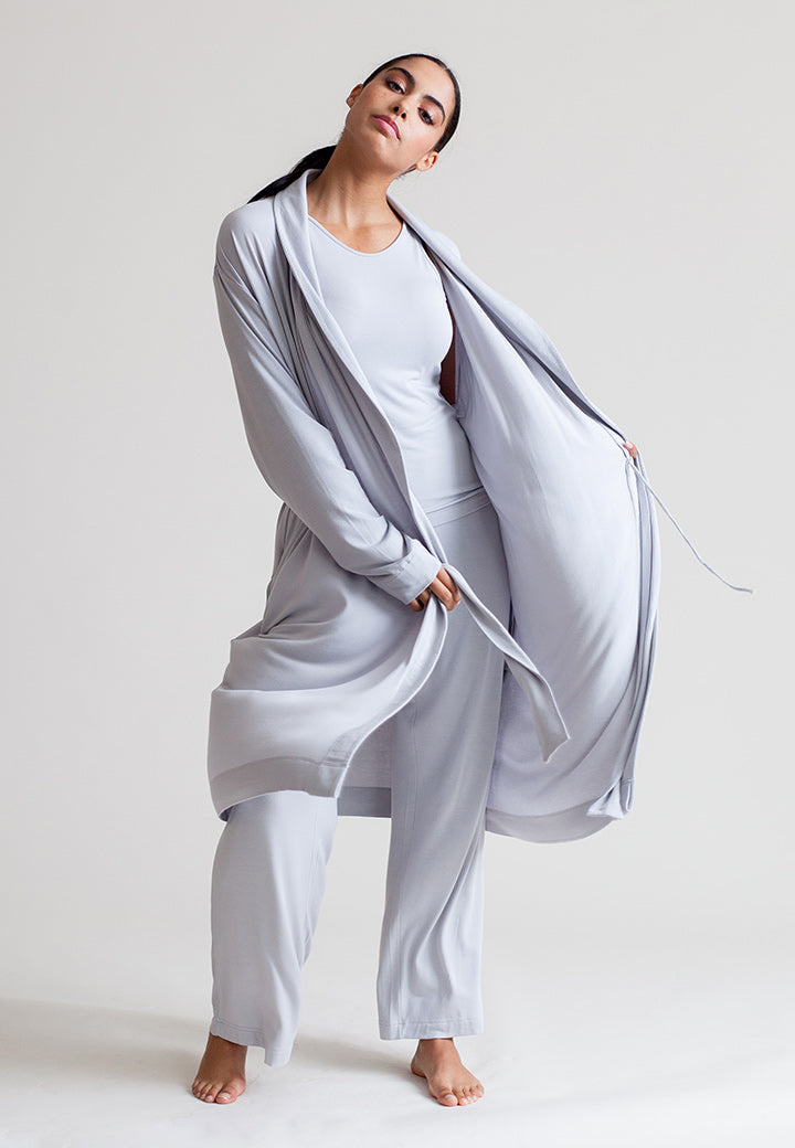 Collagen Lounge Robe - Blush Pink