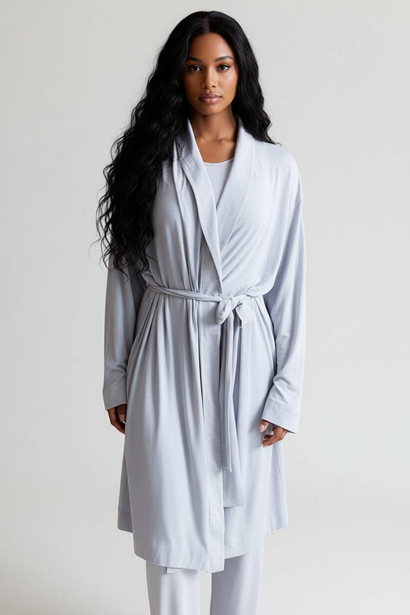Collagen Lounge Robe - Blush Pink