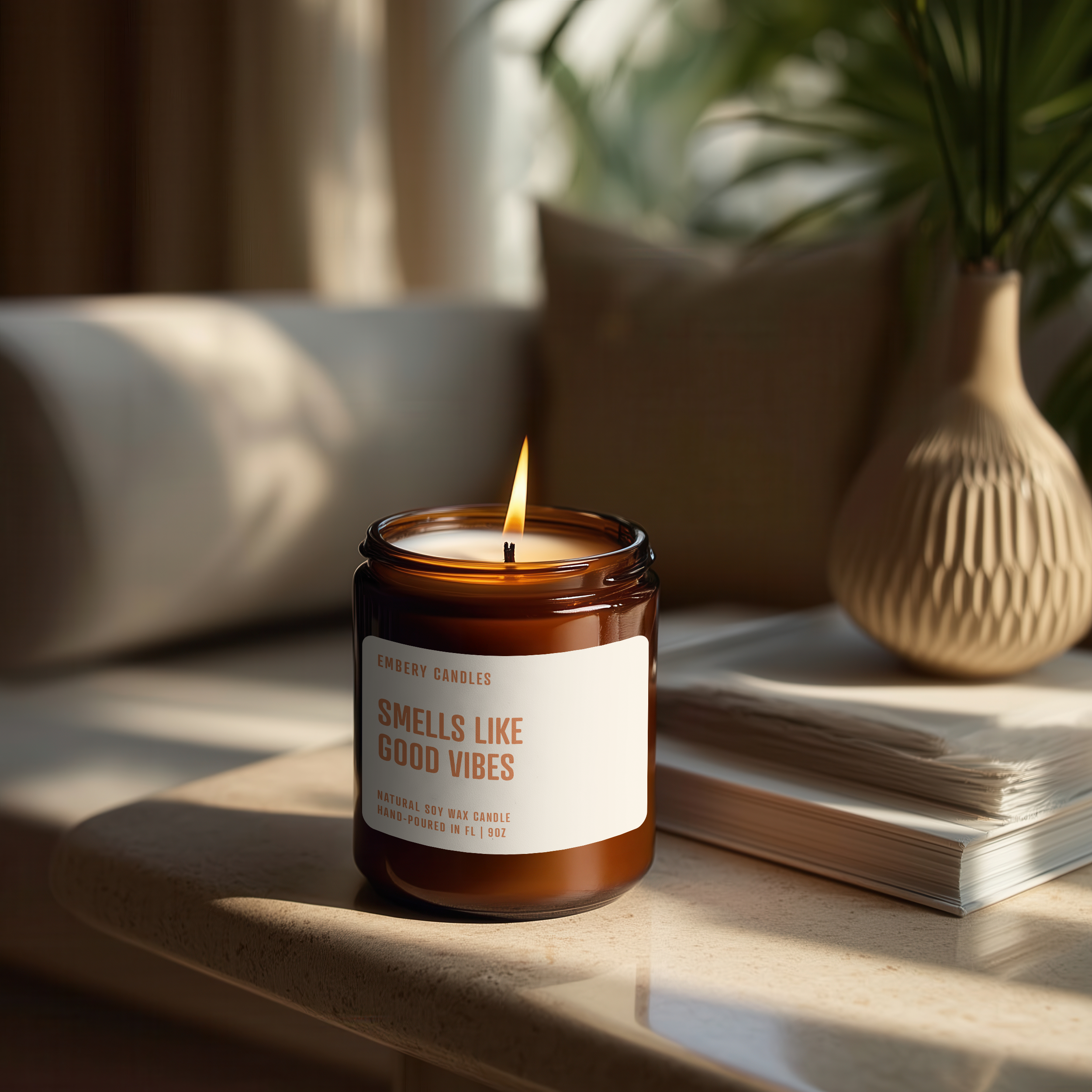 Smells Like Good Vibes | Soy Wax Scented Candle