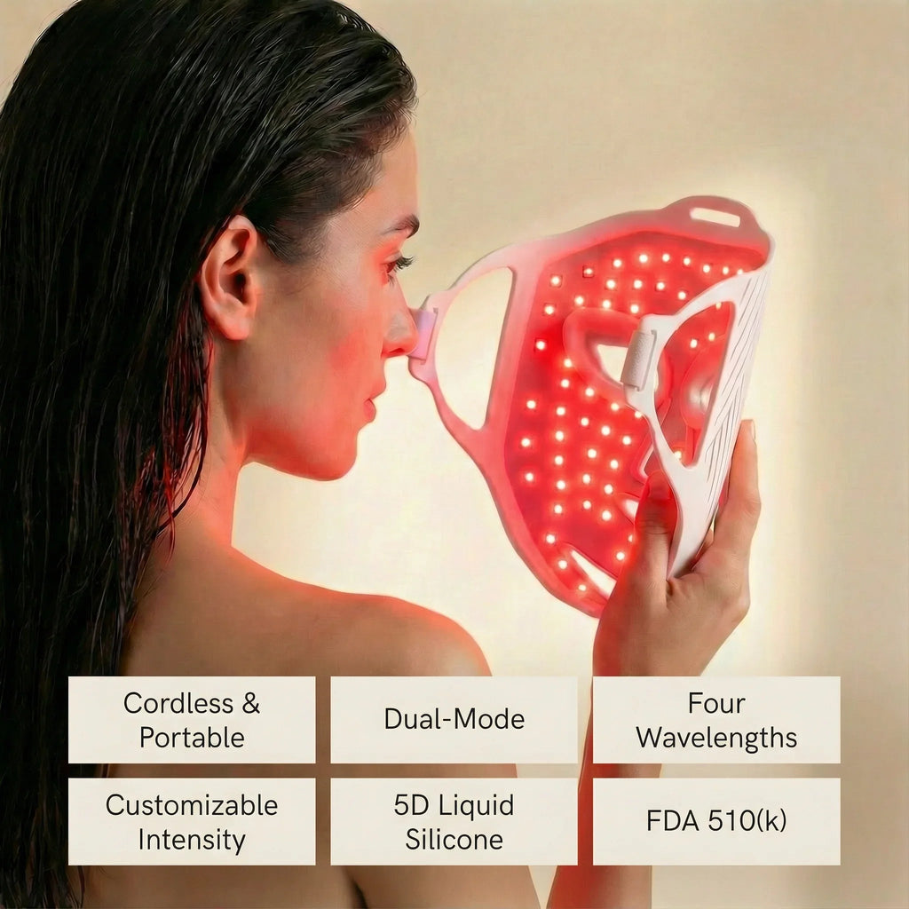 LED Red Light Therapy Face Mask