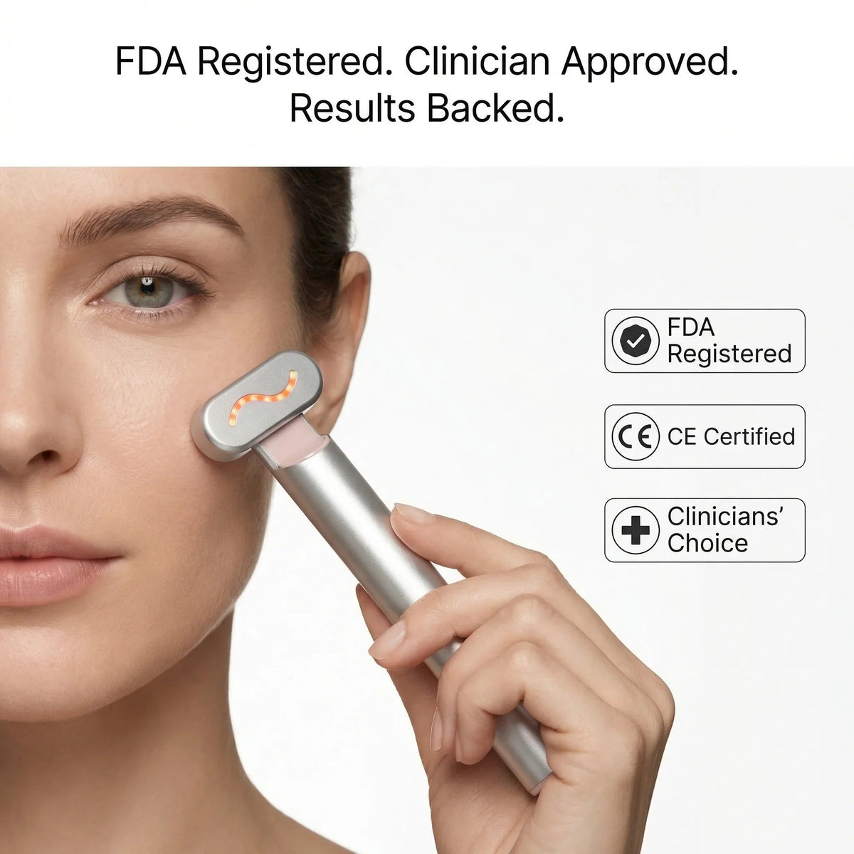 4-in-1 Red Light Therapy Skincare Wand